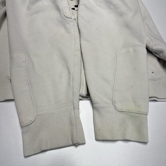 Vans Skate Hoodie Sweatshirt Mens Medium White Full Zip Streetwear Graphic Print - Picture 12 of 16